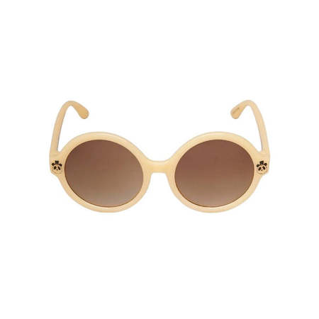Kids Mini Rodini Round Sunglasses - Beige